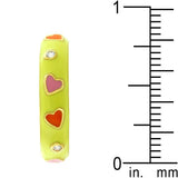 Sorbet Enamel Hearts Ring - Ocean Monroe
