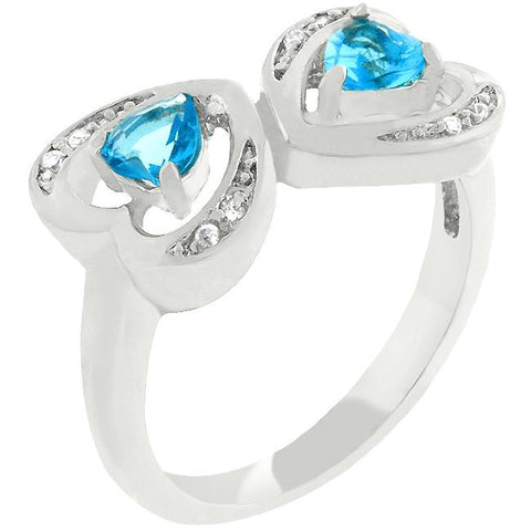 Mirrored Hearts Ring - Ocean Monroe