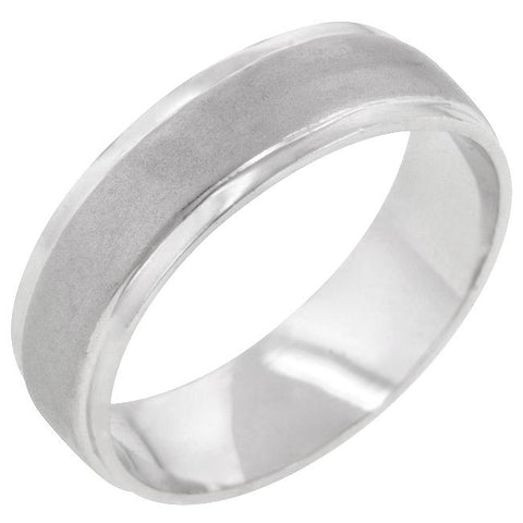 Classic Matte 6 MM Wedding Band - Ocean Monroe