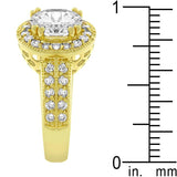 Pave Halo Vintage Crown Ring - Ocean Monroe