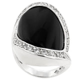 Pave Trim Onyx Ring