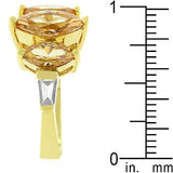 Triple Marquise Champagne Ring