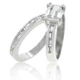 Princess Baguette Wedding Set - Ocean Monroe
