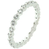 Silver Lace Eternity Band - Ocean Monroe