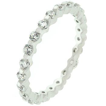 Silver Lace Eternity Band - Ocean Monroe