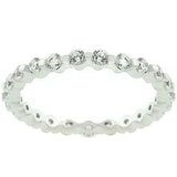 Silver Lace Eternity Band - Ocean Monroe