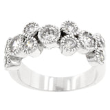 Coral Bezel Cubic Zirconia Ring - Ocean Monroe