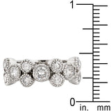 Coral Bezel Cubic Zirconia Ring - Ocean Monroe