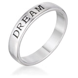 DREAM Rhodium Eternity Band - Ocean Monroe