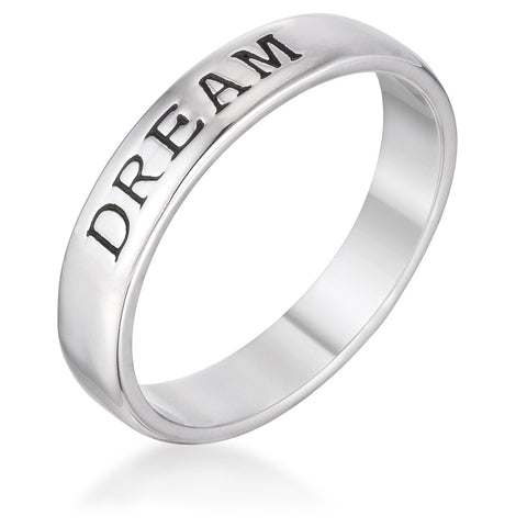 DREAM Rhodium Eternity Band - Ocean Monroe