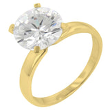 Timeless Gold Solitaire Engagement Ring - Ocean Monroe