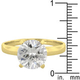 Timeless Gold Solitaire Engagement Ring - Ocean Monroe