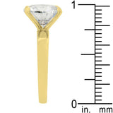 Timeless Gold Solitaire Engagement Ring - Ocean Monroe