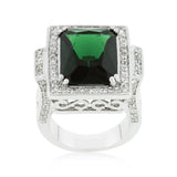 Emerald Green Classic Cocktail Ring - Ocean Monroe