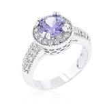 Lavender Halo Engagement Ring - Ocean Monroe