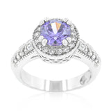 Lavender Halo Engagement Ring - Ocean Monroe