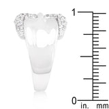 Simple Cubic Zirconia Belt Ring - Ocean Monroe
