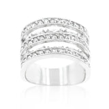 Cubic Zirconia Tiered Ring