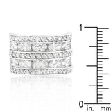 Cubic Zirconia Tiered Ring