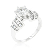 Tapered Baguette Engagement Ring