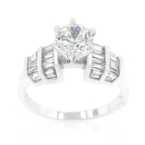Tapered Baguette Engagement Ring