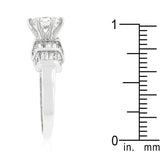 Tapered Baguette Engagement Ring