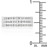 Triple Row Crystal Eternity Band - Ocean Monroe