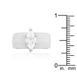Solitaire Marquise Engagement Ring