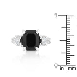 Jet Black Cocktail Ring
