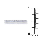Teresa 0.5ct Light Lavender CZ Stainless Steel Eternity Band - Ocean Monroe