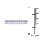 Teresa 0.5ct Lavender CZ Stainless Steel Eternity Band