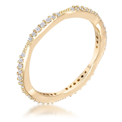 Gold Plated Eternity Ring