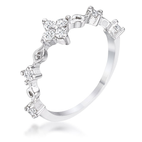 Mini Floral Eternity Band