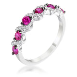 Fuchsia Eternity Band