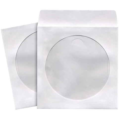 Maxell Cd And Dvd Storage Sleeves (100 Pk; White)