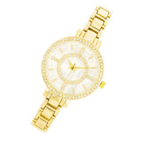 Gold & Crystal Classic Watch