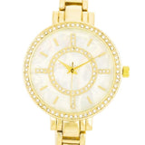 Gold & Crystal Classic Watch