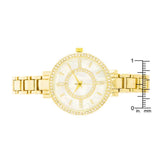 Gold & Crystal Classic Watch